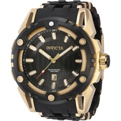 Invicta Men's Watch - Sea Spider Yellow Gold Steel and Black Strap Quartz | 43843