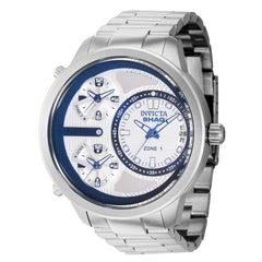 Invicta Men's Watch - Shaq Quartz Date Display Silver Stainless Steel Bracelet | 43631