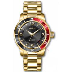 Invicta Men's Watch - Specialty Black and Red Bezel Yellow Gold Bracelet | 38522