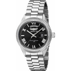 Invicta Men's Watch - Specialty Quartz Date Display Black Dial Steel Bracelet | 43934