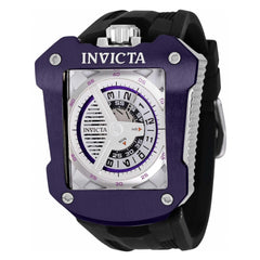 Invicta Men's Watch - Speedway Automatic Purple and White Dial Silicone Strap | 41652