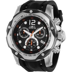 Invicta Men's Watch - Speedway Chronograph Black Dial Silicone Rubber Strap | 39727