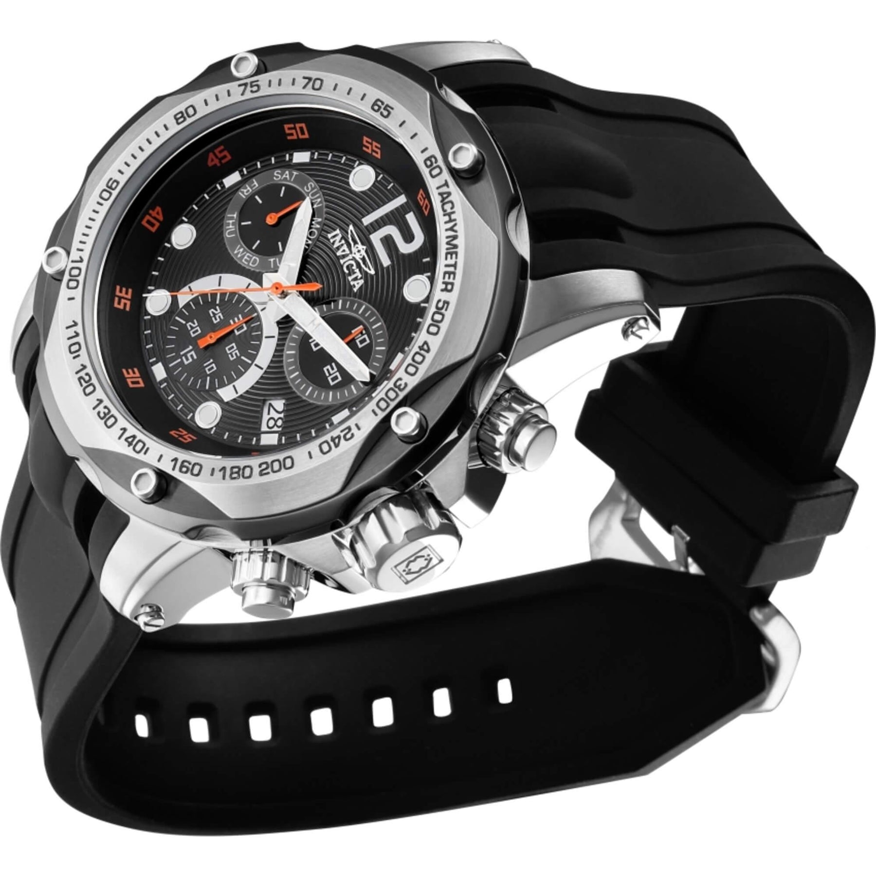Big sale,$500 INVICTA SS Chronograph Watch Invicta Men main image 2