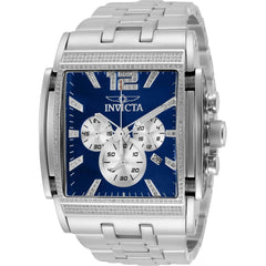Invicta Men's Watch - Speedway Chronograph Blue and Silver Dial SS Bracelet | 34930