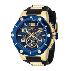 Invicta Men's Watch - Speedway Quartz Chronograph Blue Dial Silicone Strap | 40892