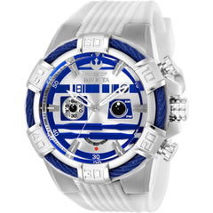 Invicta Men's Watch - Star Wars R2-D2 Chronograph Blue and Silver Dial Strap | 26269