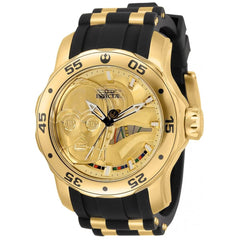 Invicta Men's Watch - Star Wars Rotating Bezel TT Black and Gold Tone Strap | 32519