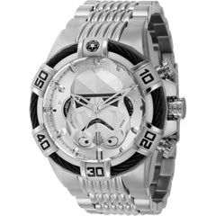 Invicta Men's Watch - Star Wars Stormtrooper Chrono Silver and Black Dial | 41325