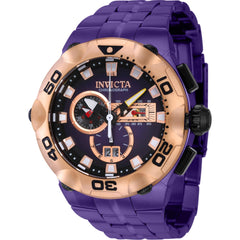 Invicta Men's Watch - Subaqua Chronograph Date Display Purple Dial Bracelet | 41726