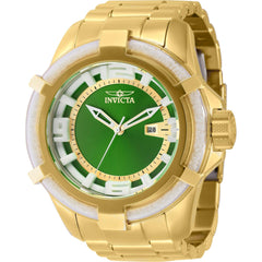 Invicta Men's Watch - ThermoGlow Green and Gold Dial Steel Bracelet Quartz | 42353