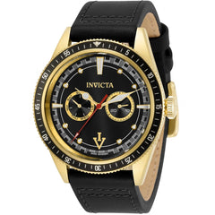 Invicta Men's Watch - Vintage Swiss Quartz Leather Strap Rotating Bezel | 33530