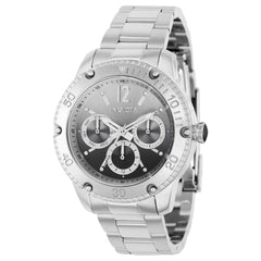 Invicta Women's Chronograph Watch - Angel Black Dial Silver Tone Bracelet | 27461