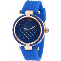 Invicta Women's Crystal Watch - Bolt Blue Dial Polyurethane Strap | 28953