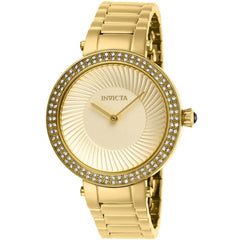 Invicta Women's Crystal Watch - Specialty Gold Tone Dial Bracelet | 27005