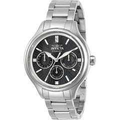 Invicta Women's Diamond Watch - Angel Black Mother of Pearl Dial Bracelet | 30955