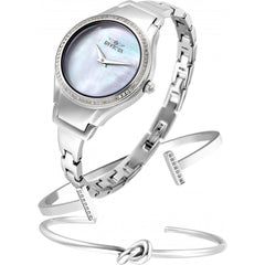 Invicta Women's Diamond Watch - Angel MOP Dial Stainless Steel Bracelet | 28504