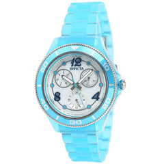 Invicta Women's Quartz Watch - Anatomic White Oyster Dial Blue Bracelet | 30366