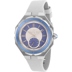 Invicta Women's Quartz Watch - Angel Blue and White Dial Satin Strap | 31665