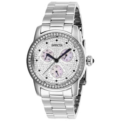 Invicta Women's Quartz Watch - Angel Day-Date Stainless Steel Bracelet Crystal | 28466
