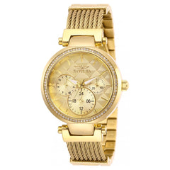 Invicta Women's Quartz Watch - Angel Gold Tone Dial Bracelet | 28918