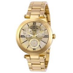 Invicta Women's Quartz Watch - Angel Gold Tone Mother of Pearl Dial Bracelet | 28926