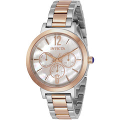 Invicta Women's Quartz Watch - Angel Silver Oyster Dial Two Tone Bracelet | 31087
