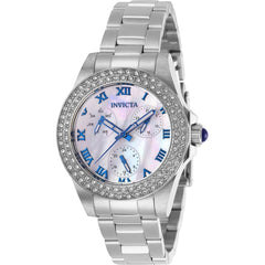 Invicta Women's Quartz Watch - Angel White MOP Dial Stainless Steel Bracelet | 28479
