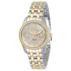 Invicta Women's Quartz Watch - Angel White Mother of Pearl Dial Two Tone Case | 31380
