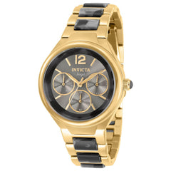 Invicta Women's Quartz Watch - Angel Yellow Gold and Grey Bracelet | 32075