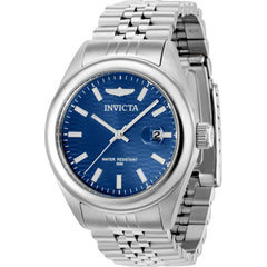 Invicta Women's Quartz Watch - Aviator Blue Dial SS Bracelet Date Display | 38421
