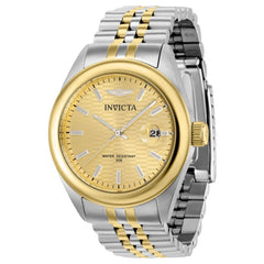 Invicta Women's Quartz Watch - Aviator Gold Tone Dial Two Tone Case Bracelet | 38433