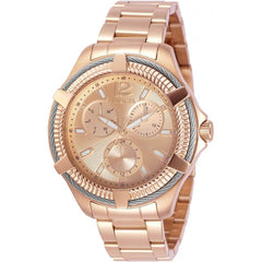 Invicta Women's Quartz Watch - Bolt Day-Date Rose Gold Dial Bracelet | 30898