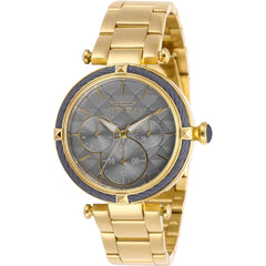 Invicta Women's Quartz Watch - Bolt Grey Dial Yellow Gold Bracelet | 28958
