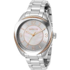 Invicta Women's Quartz Watch - Bolt White and Silver Dial Steel Bracelet | 31217