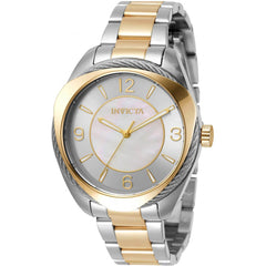 Invicta Women's Quartz Watch - Bolt White and Silver Dial Two Tone Bracelet | 31218
