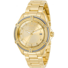 Invicta Women's Quartz Watch - Bolt Yellow Gold Stainless Steel Bracelet | 30880