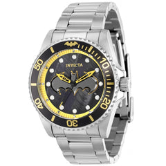 Invicta Women's Quartz Watch - DC Comics Batman Black Dial Silver Bracelet | 36383