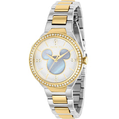 Invicta Women's Quartz Watch - Disney Mickey Mouse MOP and Silver Dial Crystal | 36345
