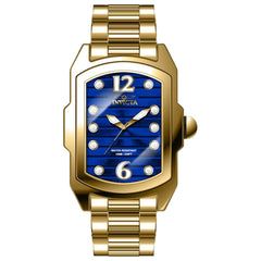 Invicta Women's Quartz Watch - Lupah Blue Dial Yellow Gold Case Bracelet | 39797