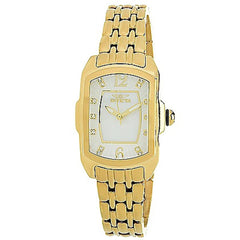 Invicta Women's Quartz Watch - Lupah White MOP Dial Yellow Gold Bracelet | 39766
