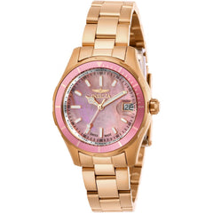 Invicta Women's Quartz Watch - Pro Diver Pink MOP Dial Rose Gold Bracelet | 28650