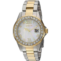Invicta Women's Quartz Watch - Sea Base White Dial Two Tone Steel Bracelet | 20391