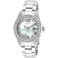 Invicta Women's Quartz Watch - Sea Base White Oyster Dial Silver Bracelet | 20387