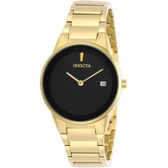 Invicta Women's Quartz Watch - Specialty Black Dial Yellow Gold Bracelet | 29485