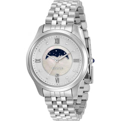 Invicta Women's Quartz Watch - Specialty MOP Dial Silver Bracelet Diamond | 33589