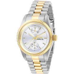 Invicta Women's Quartz Watch - Specialty Silver Tone Dial Two Tone Bracelet | 29440