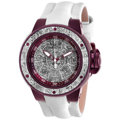 Invicta Women's Quartz Watch - Subaqua Silver Wood and Purple Dial Strap | 28544