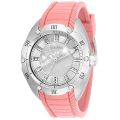 Invicta Women's Quartz Watch - Venom Silver Dial Pink Silicone Strap | 34048