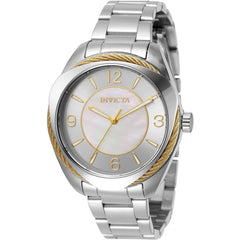 Invicta Women's Quartz Watch - White and Silver Dial Stainless Steel Bracelet | 31216