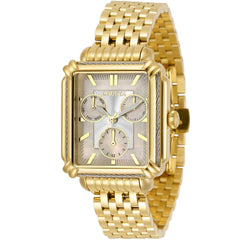 Invicta Women's Quartz Watch - Wildflower MOP Dial Yellow Gold Bracelet | 30856